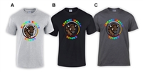 Bernie Wolfe School Gildan Cotton Tee Pride Logo