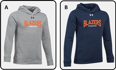 Blazers Athletics Adult UA Hustle Hoodie