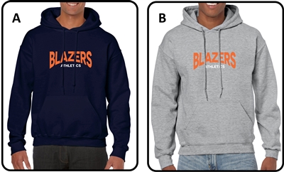 Blazers Athletics Adult Hooded Sweatshirt