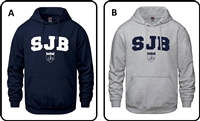 St. John Brebeuf Fleece Hood Arch Logo