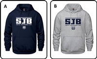 St. John Brebeuf Fleece Hood SJB Logo