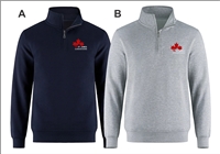 St. James Canadians 1/4 Zip Sweatshirt