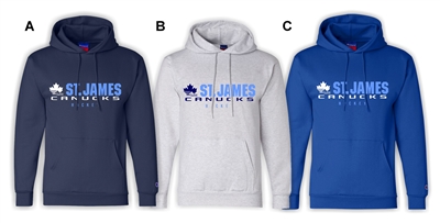 St James Canucks Champion Youth Fleece Hood