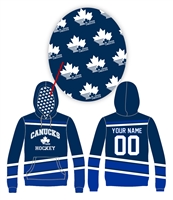 St James Canucks Sublimated Pullover Hood