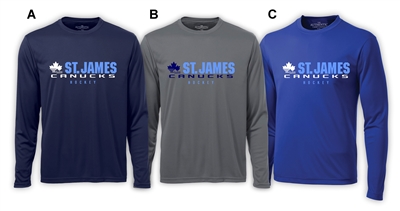 St James Canucks Long Sleeve Tee