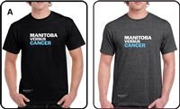 Manitoba Versus Cancer Heavy Cotton Tee