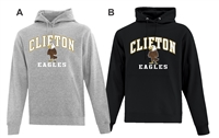 Clifton School ATC Fleece Hood College Logo