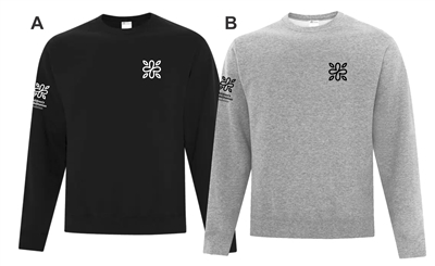 ATC Fleece Crew One Colour CRF Chest Logo