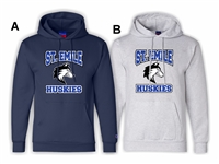 St. Emile School Hooded Sweatshirt Huskies Logo