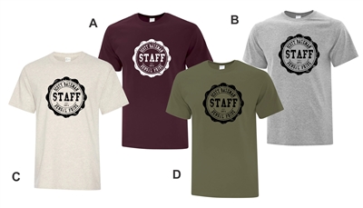 Scott Bateman School Staff ATC Cotton Tee Full Front Logo