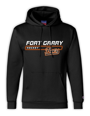 Flyers Champion Fleece Hood Fort Garry Print