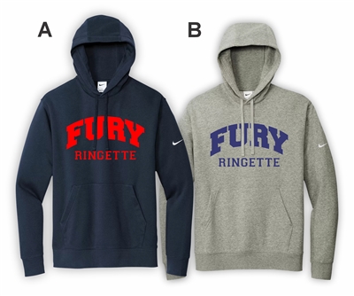 Fury Ringette Nike Fleece Hood