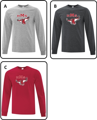 Hedges Middle School Cotton Long Sleeve