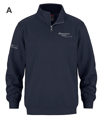 Manitoba Hydro Wind 1/4 Zip Sweatshirt
