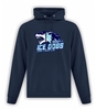 Dryden GM Ice Dogs Youth ATC Fleece Hood Ice Dogs Logo
