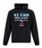 Dryden GM Ice Dogs ATC Fleece Hood Ice Dogs Hockey Logo