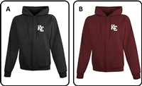 KEC Athletics Apparel Fleece Full Zip Hood