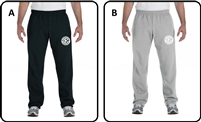 KEC School Apparel Open Bottom Sweatpants