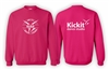Kickit Dance Gildan Pink Fleece Crew