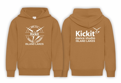 Kickit Dance Island Lakes ATC Caramel Youth Fleece Hood