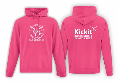 Kickit Dance Island Lakes ATC Pink Fleece Hood