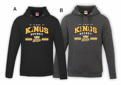 Kings Fleece Hood Kings Logo