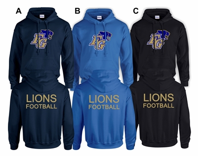 Fort Garry Lions Gildan Pullover Hood