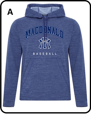 MacDonald Baseball ATC Fleece Hood