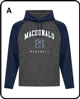 MacDonald Baseball ATC Fleece Two Tone Hood