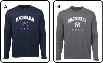 MacDonald Baseball ATC Long Sleeve Tee