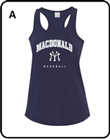 MacDonald Baseball ATC Racerback Tank