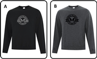 Maples Collegiate Printed Fleece Crew