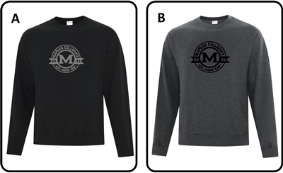 Maples Collegiate Printed Fleece Crew