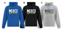 MBCI Spartans Athletics ATC Fleece Hood Script Logo