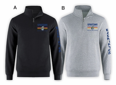 MBCI Spartans Athletics 1/4 Zip Sweatshirt