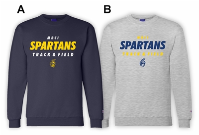 MBCI Spartans Track & Field Champion Fleece Crew