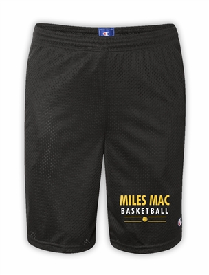 Miles Mac Basketball Embroidered Champion Shorts