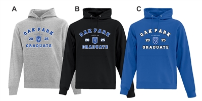 Oak Park Grad Embroidered ATC Fleece Hood
