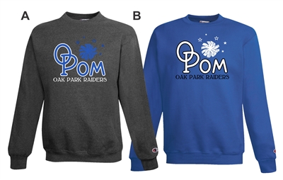 Oak Park Pom Champion Fleece Crew