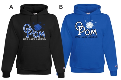 Oak Park Pom Champion Fleece Hood