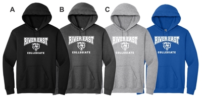 River East Collegiate Champion Fleece Hood