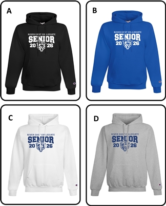 River East Collegiate Grad Champion Fleece Hood