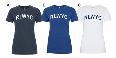 RLWYC KOI Ladies Ring Spun Tee w/RLWYC Logo