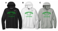 Shamrocks Lacrosse Nike Hood One Colour Logo