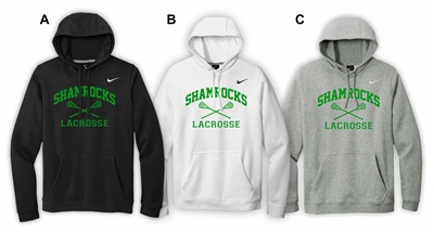 Shamrocks Lacrosse Nike Hood One Colour Logo