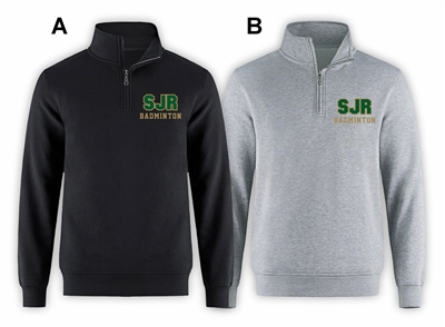 SJR Badminton 1/4 Zip Pullover