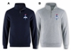 SMA Flames 1/4 Zip Pullover