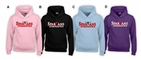 Spartans Gymnastics Youth Fleece Hood Girls Logo