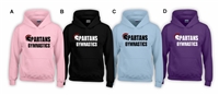 Spartans Gymnastics Youth Fleece Hood Boys Logo