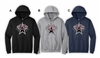 Spartans Gymnastics Adult Fleece Hood Cheer Logo